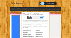 Desktop Screenshot of florist.are-we.co.uk