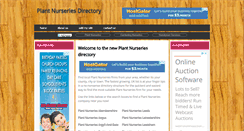 Desktop Screenshot of plant-nurseries.are-we.co.uk